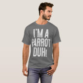 仮装のギフトシャツのオウムだよ Tシャツ (正面フル)