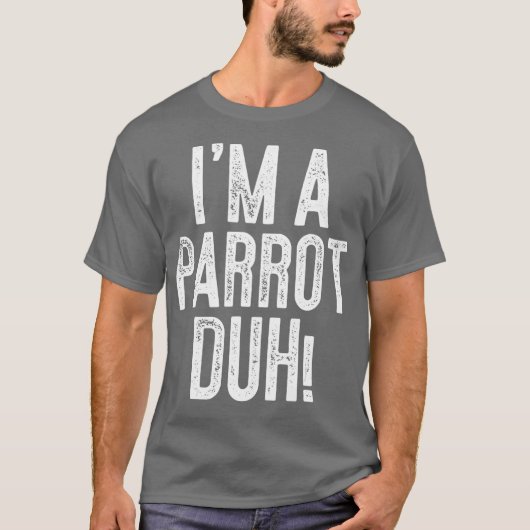 仮装のギフトシャツのオウムだよ Tシャツ (正面)