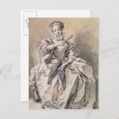 仮装のスペインの女性 ポストカード (正面/裏面)