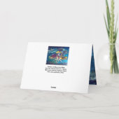 仮装の夜踊りと音楽バレンタインデー シーズンカード (裏面)