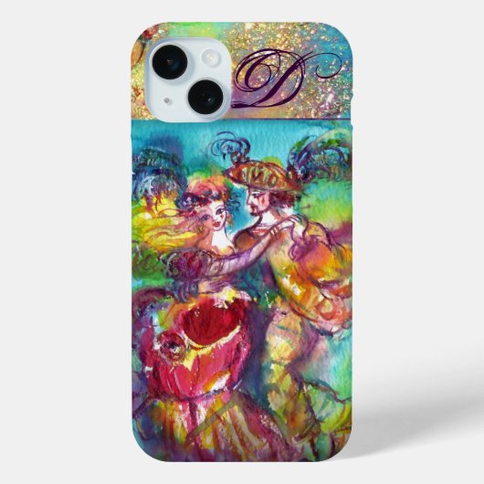 仮装の夜/カーニバルダンスモノグラム Case-Mate iPhoneケース (裏面)