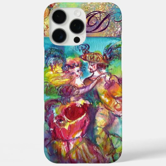 仮装の夜/カーニバルダンスモノグラム Case-Mate iPhoneケース (裏面)