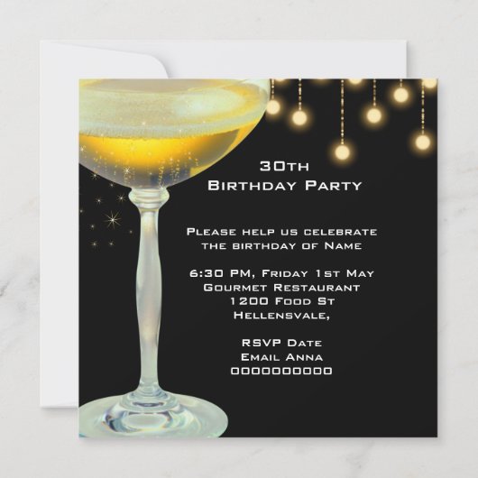 仮装の素晴らしいシルバーマスク金ゴールドライトパーティー 招待状 (裏面)