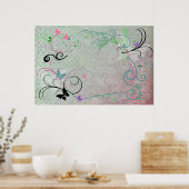 仮装の背景ポスター ポスター (キッチン)