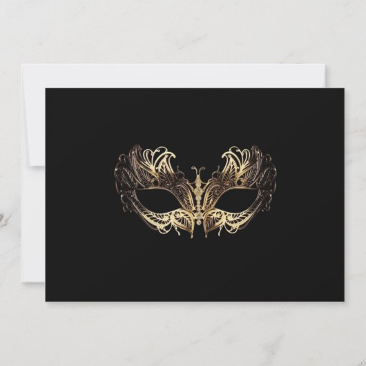 仮装の誕生日パーティー 招待状 (裏面)