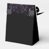 仮装の誕生日ブラックパープルグリッター感謝していユー フェイバーボックス (裏面サイド)