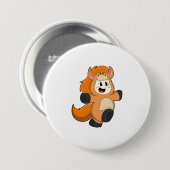 仮装の馬 缶バッジ (正面&裏面)