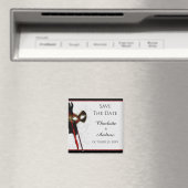 仮装エレガントで日付を保存 マグネット (インサイチュ (食洗機))