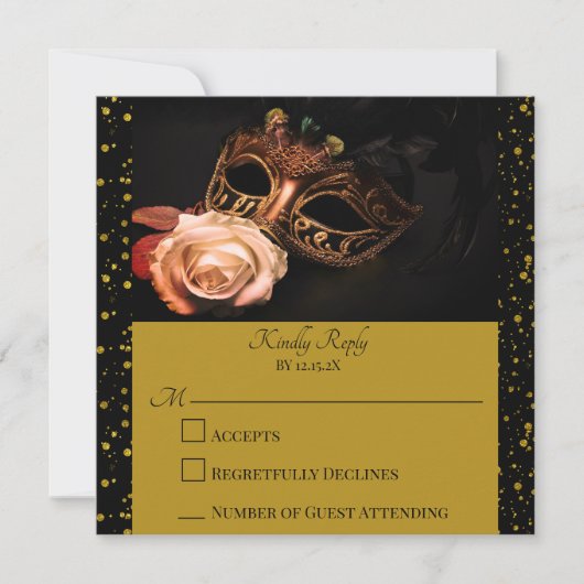 仮装エレガントと白いバラ (正面)