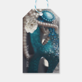 仮装エレガントの仮面と真珠のパーティーの好意 ギフトタグ