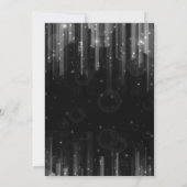 仮装エレガントキンセアニラブラック15誕生日 招待状 (裏面)