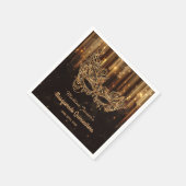 仮装エレガントキンセアニラ15誕生日 スタンダードカクテルナプキン (角)