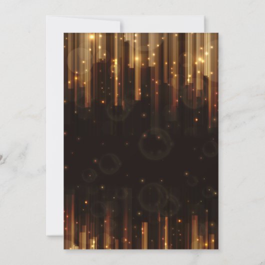 仮装エレガントキンセアニラ15誕生日 招待状 (裏面)