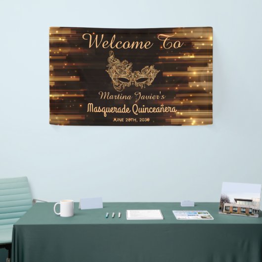 仮装エレガントキンセアニラ15誕生日 横断幕 (トレードショー)