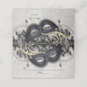 仮装エレガント座席表 プレイスカード (外部開封)