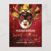 仮装エレガント招待状はがき ポストカード (正面)