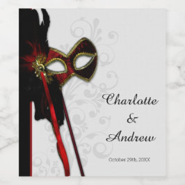 仮装エレガント ワインラベル