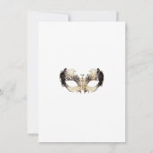 仮装エレガントSweet sixteen誕生日 招待状 (裏面)