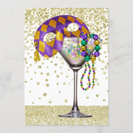 仮装カクテルパーティの招待状 招待状