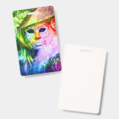 仮装カラフル装 バッジ (正面＆裏面)