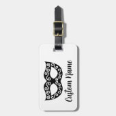 仮装カーニバルパーティーマスクカスタム旅行 ラゲッジタグ (正面縦)