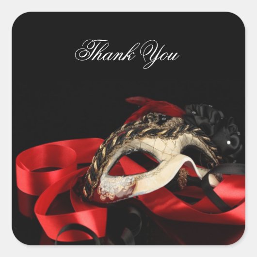 仮装カーニバルラベル スクエアシール (正面)