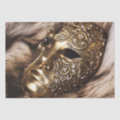 仮装カーニバル仮装マスク17デコページ 薄葉紙 (正面)