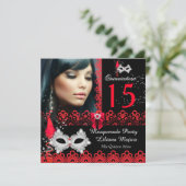 仮装キンセアニェラパーティーレッドレース 招待状 (スタンド正面)