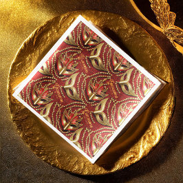 仮装キンセアニェラビーズマスク赤ID1031