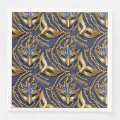 仮装キンセアニェラビーズマスク青ID1031 (正面)