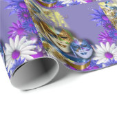 仮装キンセアニェラベネチアンマスク ラッピングペーパー (ロールコーナー)