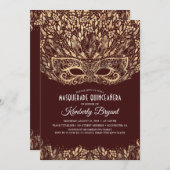 仮装キンセアニェラ15th誕生日パーティー 招待状 (正面/裏面)