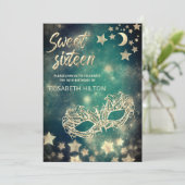 仮装クールの月と星sweet sixteen 招待状 (スタンド正面)