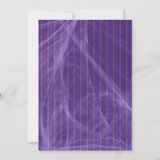 仮装コスチュームカクテル大人ハロウィーン 招待状 (裏面)