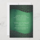 仮装ダイヤモンドダマスクグリーン甘さ16 招待状 (裏面)