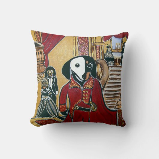 仮装ダックスシャント クッション (正面)