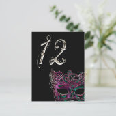 仮装テーブル番号 ポストカード (スタンド正面)