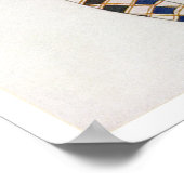 仮装デザインのハーレクインから就寝美しい ポスター (角)