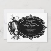 仮装ハロウィーンの衣装パーティの招待状 招待状 (正面)