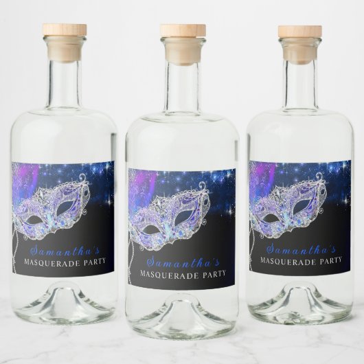仮装パーソナライズされたパーティー リキュールボトルラベル (ボトル)