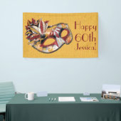 仮装パーソナライズされたマスク誕生日バナー 横断幕 (トレードショー)