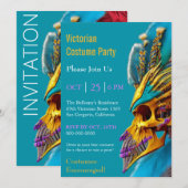 仮装パーティーの招待状 招待状 (正面/裏面)