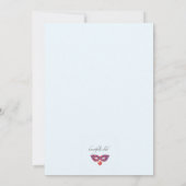 仮装パーティーの招待状 招待状 (裏面)