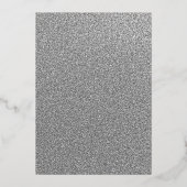 仮装パーティーネイビーシルバードレスキンセアニェラ 箔招待状 (裏面)