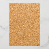 仮装パーティーパープル金ゴールドドレスキンセアニェラ 箔招待状 (裏面)