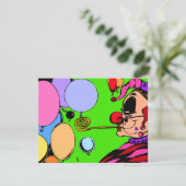 仮装パーティー仮装ボールハーレキン招待状 招待状 (スタンド正面)