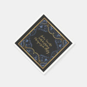 仮装パーティー仮面ボール誕生日 スタンダードカクテルナプキン (角)