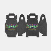 仮装パーティー魔法のナイトグリーンパープル金ゴールド フェイバーボックス (折り畳みなし)