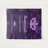 仮装パープルグリッターキンセアニェラ タペストリー (正面(横))