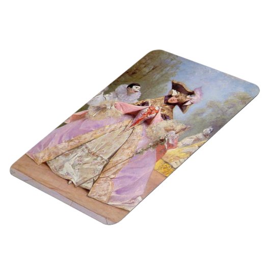 仮装ビクトリアンボールプレミアムフレキシマグネット マグネット (左側)